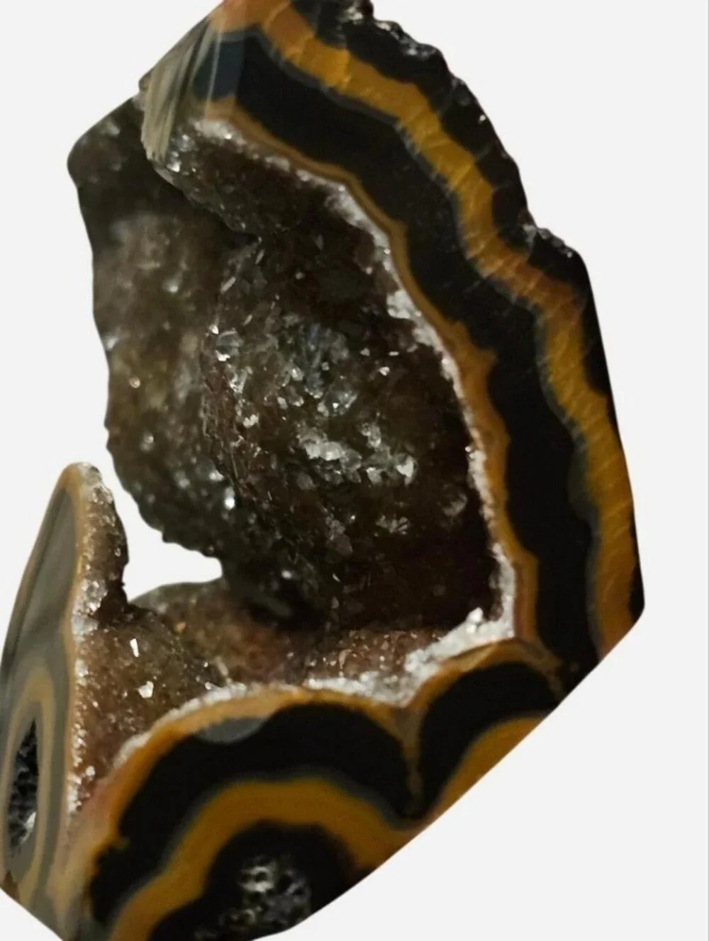 RARE Maligano Agate AAA Grade Druzy Tower Botryoidal Glitter Chalcedony Crystal